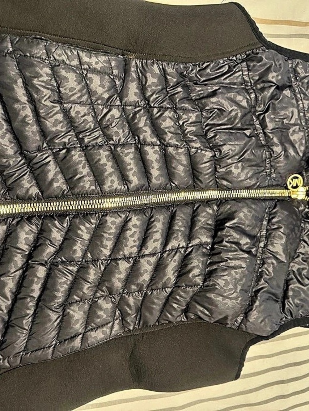 Michael Kors Black Quilted Puffer Vest